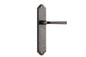 Iver Annecy Door Lever Shouldered Latch Pair, Passage Kit, Privacy Kit , Entrance Kit with High Security Lock -Distressed Nickel