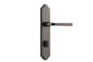 Iver Annecy Door Lever Shouldered Latch Pair, Passage Kit, Privacy Kit , Entrance Kit with High Security Lock -Distressed Nickel