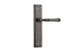 Iver Verona Door Lever Stepped Latch Pair, Passage Kit, Privacy Kit , Entrance Kit with High Security Lock- Distressed Nickel