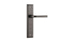 Iver Annecy Door Lever Shouldered Latch Pair, Passage Kit, Privacy Kit , Entrance Kit with High Security Lock -Distressed Nickel