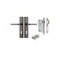 Iver Annecy Door Lever Shouldered Latch Pair, Passage Kit, Privacy Kit , Entrance Kit with High Security Lock -Distressed Nickel