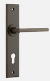 Iver Baltimore Door Lever 10782 Chamfered Backplate Signature Brass - Passage ,Privacy & Entrance