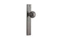 Iver Guildford Door Knob Rectangular Latch Pair, Passage Kit, Privacy Kit , Entrance Kit with High Security Lock - Distressed Nickel