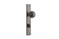 Iver Guildford Door Knob Rectangular Latch Pair, Passage Kit, Privacy Kit , Entrance Kit with High Security Lock - Distressed Nickel