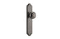 Iver Cambridge Door Knob Shouldered Latch Pair, Passage Kit, Privacy Kit , Entrance Kit with High Security Lock -Distressed Nickel
