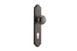 Iver Cambridge Door Knob Shouldered Latch Pair, Passage Kit, Privacy Kit , Entrance Kit with High Security Lock -Distressed Nickel