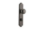 Iver Cambridge Door Knob Shouldered Latch Pair, Passage Kit, Privacy Kit , Entrance Kit with High Security Lock -Distressed Nickel