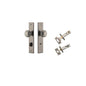 Iver Paddington  Door Knob Chamfered Latch Pair, Passage Kit, Privacy Kit , Entrance Kit with High Security Lock - Distressed Nickel