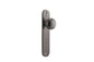 Iver Paddington  Door Knob Oval Latch Pair, Passage Kit, Privacy Kit , Entrance Kit with High Security Lock - Distressed Nickel