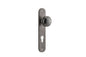 Iver Paddington  Door Knob Oval Latch Pair, Passage Kit, Privacy Kit , Entrance Kit with High Security Lock - Distressed Nickel
