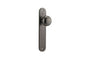 Iver Cambridge Door Knob Oval Concealed Fix Pair, Passage Kit, Privacy Kit , Entrance Kit with High Security Lock - Distressed Nickel