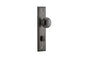 Iver Paddington  Door Knob Stepped Latch Pair, Passage Kit, Privacy Kit , Entrance Kit with High Security Lock - Distressed Nickel