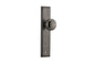 Iver Cambridge Door Knob Stepped Latch Pair, Passage Kit, Privacy Kit , Entrance Kit with High Security Lock -Distressed Nickel