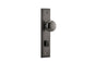 Iver Cambridge Door Knob Stepped Latch Pair, Passage Kit, Privacy Kit , Entrance Kit with High Security Lock -Distressed Nickel