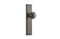 Iver Guildford Door Knob Stepped Latch Pair, Passage Kit, Privacy Kit , Entrance Kit with High Security Lock - Distressed Nickel