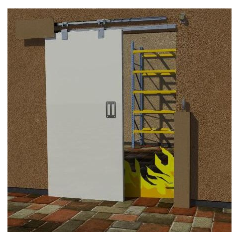 HENDERSON MARATHON FIRE DOOR KIT SELF-CLOSE