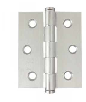 Lohala Hinge Stainless Steel 304 ,75mm x 63mm x 2.0mm Loose Button Pin Satin