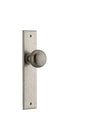Iver Cambridge Door Knob Chamfered  Concealed Fix Pair Passage Kit, Privacy Kit , Entrance Kit with High Security Lock -Distressed Nickel