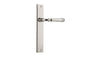 Iver Verona Door Lever Rectangular Latch Pair, Passage Kit, Privacy Kit , Entrance Kit with High Security Lock -Polished Nickel