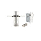 Iver Annecy Door Lever Rectangular Latch Pair, Passage Kit, Privacy Kit , Entrance Kit with High Security Lock -Polished Nickel
