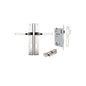 Iver Annecy Door Lever Rectangular Latch Pair, Passage Kit, Privacy Kit , Entrance Kit with High Security Lock -Polished Nickel