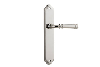 Iver Verona Door Lever Shouldered Latch Pair, Passage Kit, Privacy Kit , Entrance Kit with High Security Lock Polished Nickel