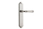 Iver Verona Door Lever Shouldered Latch Pair, Passage Kit, Privacy Kit , Entrance Kit with High Security Lock Polished Nickel