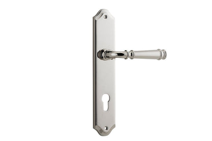 Iver Verona Door Lever Shouldered Latch Pair, Passage Kit, Privacy Kit , Entrance Kit with High Security Lock Polished Nickel