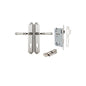 Iver Verona Door Lever Shouldered Latch Pair, Passage Kit, Privacy Kit , Entrance Kit with High Security Lock Polished Nickel