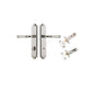 Iver Verona Door Lever Shouldered Latch Pair, Passage Kit, Privacy Kit , Entrance Kit with High Security Lock Polished Nickel