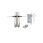 Iver Annecy Door Lever Oval Latch Pair, Passage Kit, Privacy Kit , Entrance Kit with High Security Lock - Polished Nickel