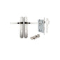 Iver Annecy Door Lever Oval Latch Pair, Passage Kit, Privacy Kit , Entrance Kit with High Security Lock - Polished Nickel