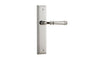 Iver Verona Door Lever Stepped Latch Pair, Passage Kit, Privacy Kit , Entrance Kit with High Security Lock -Polished Nickel