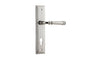 Iver Verona Door Lever Stepped Latch Pair, Passage Kit, Privacy Kit , Entrance Kit with High Security Lock -Polished Nickel