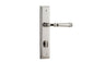 Iver Verona Door Lever Stepped Latch Pair, Passage Kit, Privacy Kit , Entrance Kit with High Security Lock -Polished Nickel