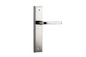 Iver Annecy Door Lever Shouldered Latch Pair, Passage Kit, Privacy Kit , Entrance Kit with High Security Lock -Polished Nickel