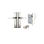 Iver Annecy Door Lever Shouldered Latch Pair, Passage Kit, Privacy Kit , Entrance Kit with High Security Lock -Polished Nickel