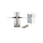 Iver Annecy Door Lever Shouldered Latch Pair, Passage Kit, Privacy Kit , Entrance Kit with High Security Lock -Polished Nickel