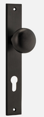 Iver Cambridge Door Knob 10822 Rectangular Backplate Signature Brass - Passage ,Privacy & Entrance