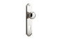 Iver Paddington  Door Knob Shouldered Latch Pair, Passage Kit, Privacy Kit , Entrance Kit with High Security Lock - Polished Nickel