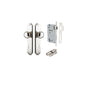 Iver Cambridge Door Knob Shouldered Latch Pair, Passage Kit, Privacy Kit , Entrance Kit with High Security Lock - Polished Nickel