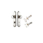 Iver Cambridge Door Knob Shouldered Latch Pair, Passage Kit, Privacy Kit , Entrance Kit with High Security Lock - Polished Nickel