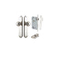 Iver Guildford Door Knob Shouldered Latch Pair, Passage Kit, Privacy Kit , Entrance Kit with High Security Lock -Polished Nickel