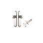 Iver Guildford Door Knob Shouldered Latch Pair, Passage Kit, Privacy Kit , Entrance Kit with High Security Lock -Polished Nickel