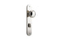 Iver Paddington  Door Knob Oval Latch Pair, Passage Kit, Privacy Kit , Entrance Kit with High Security Lock - Polished Nickel