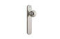 Iver Guildford Door Knob Oval Latch Pair, Passage Kit, Privacy Kit , Entrance Kit with High Security Lock -Polished Nickel