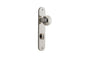 Iver Guildford Door Knob Oval Latch Pair, Passage Kit, Privacy Kit , Entrance Kit with High Security Lock -Polished Nickel