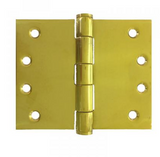 Lohala Hinge Stainless Steel 304 ,Wide Throw 100mm x 125mm x 3.5mm ,100mm x 150mm x 3.5mm & 100mm x 200mm x 3.5mm Button Tip SS/ Ti Gold PVD FP