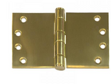 Lohala Hinge Stainless Steel 304 ,Wide Throw 100mm x 125mm x 3.5mm ,100mm x 150mm x 3.5mm & 100mm x 200mm x 3.5mm Button Tip SS/ Ti Gold PVD FP