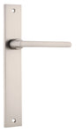 Iver Baltimore Door Knob Rectangular Latch Pair, Passage Kit, Privacy Kit , Entrance Kit with High Security Lock -Satin Nickel